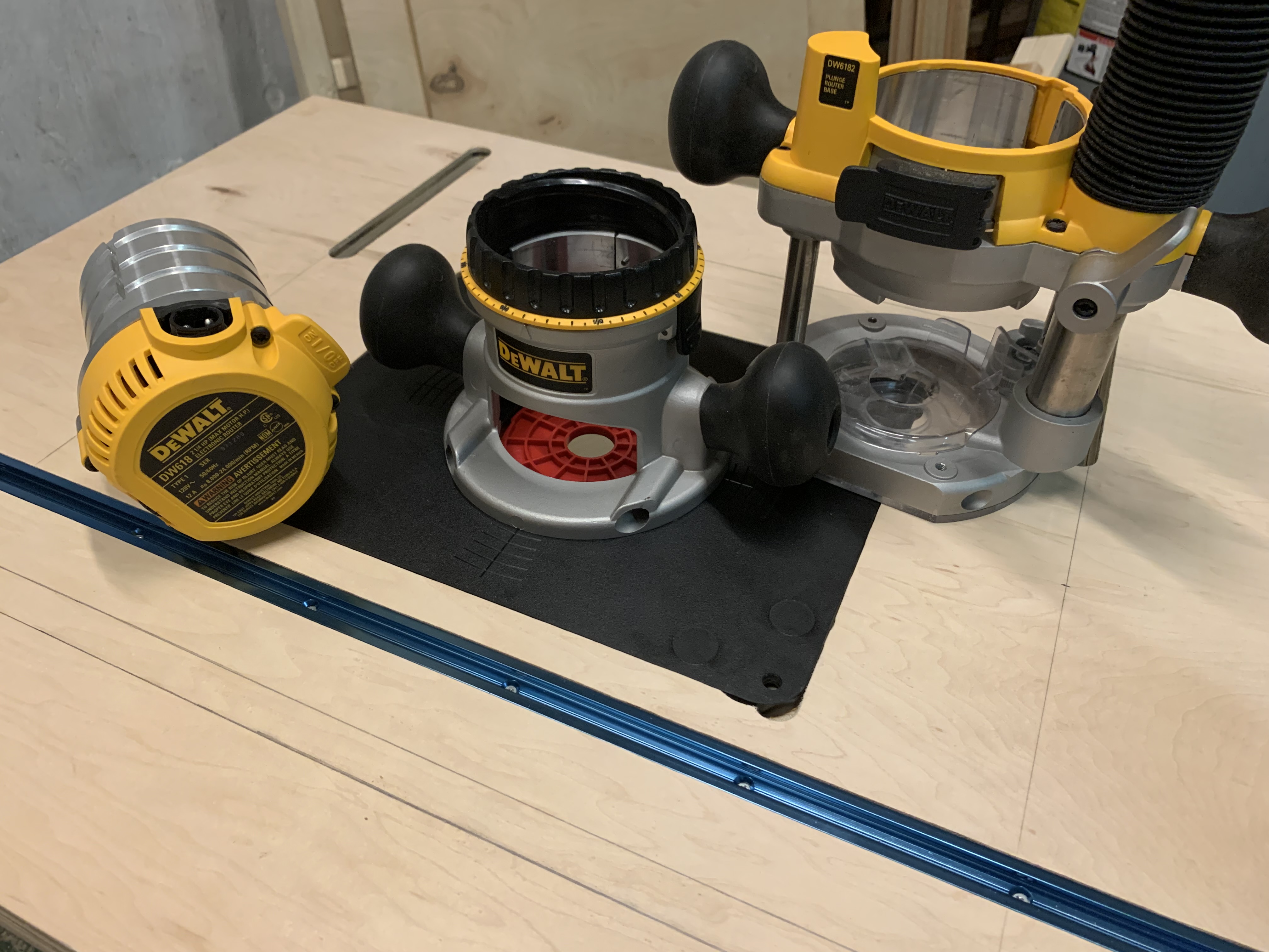 Dewalt DW618 Motor DW6184 Fixed Base DW6182 Plunge Base Router